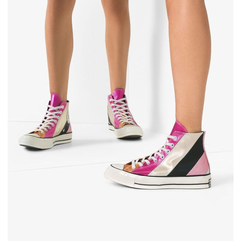 Converse Women's Multicolor High-Top Sneakers - Picture 3 of 5
